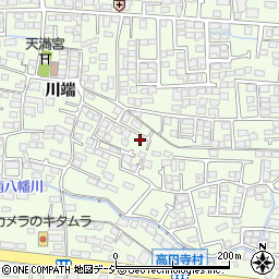 長野県長野市高田川端744周辺の地図