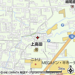 長野県長野市高田1480-12周辺の地図