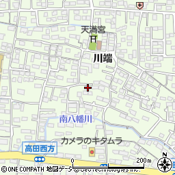長野県長野市高田川端787周辺の地図