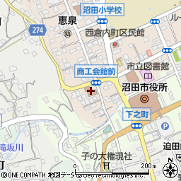 沼田商工会館周辺の地図