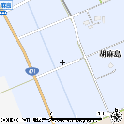 富山県小矢部市胡麻島68周辺の地図