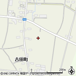 栃木県宇都宮市古田町周辺の地図
