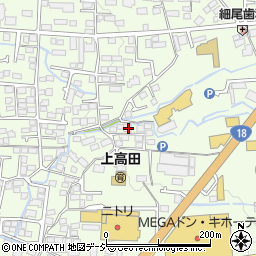 長野県長野市高田1480-2周辺の地図