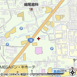長野県長野市高田1705-3周辺の地図