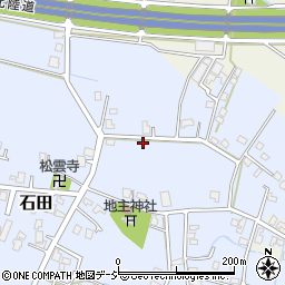 富山県富山市石田周辺の地図