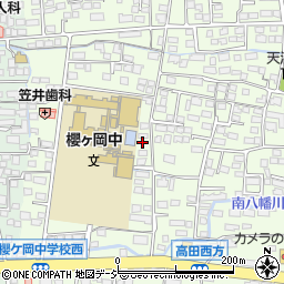 長野県長野市高田907-6周辺の地図