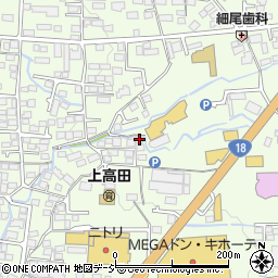 長野県長野市高田1480-9周辺の地図