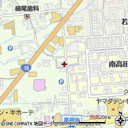 長野県長野市高田南高田1524-10周辺の地図