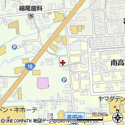 長野県長野市高田南高田1524-1周辺の地図