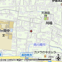 長野県長野市高田川端837周辺の地図