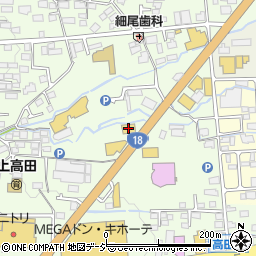 くら寿司長野高田店周辺の地図