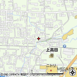 長野県長野市高田川端695周辺の地図
