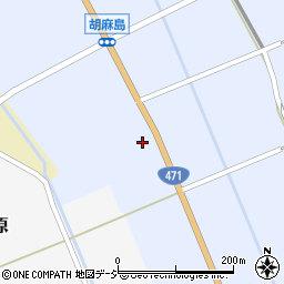 富山県小矢部市胡麻島195周辺の地図