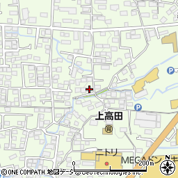 長野県長野市高田川端694周辺の地図