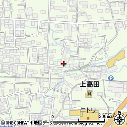 長野県長野市高田699-8周辺の地図