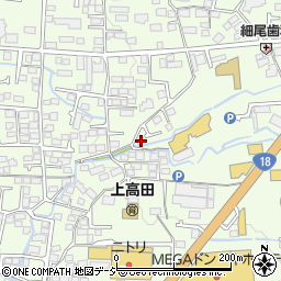 長野県長野市高田691周辺の地図