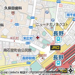 長野千石劇場周辺の地図