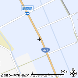 富山県小矢部市胡麻島194周辺の地図