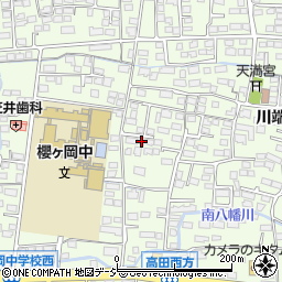 長野県長野市高田川端854周辺の地図