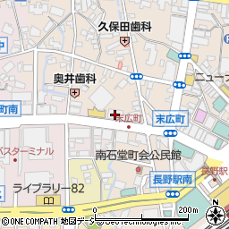 阪急交通社　長野支店国内旅行周辺の地図