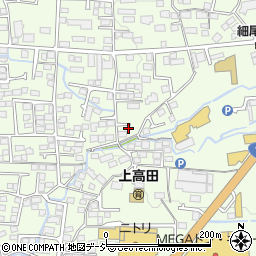 長野県長野市高田692周辺の地図