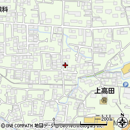 長野県長野市高田706周辺の地図