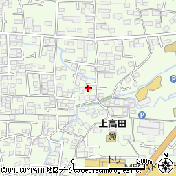 長野県長野市高田696周辺の地図