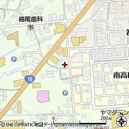 長野県長野市高田南高田1523-13周辺の地図