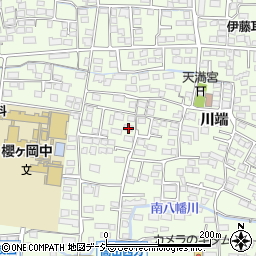長野県長野市高田川端856周辺の地図