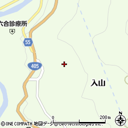 群馬県吾妻郡中之条町入山1696-2周辺の地図