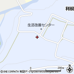 群馬県沼田市利根町輪組44周辺の地図