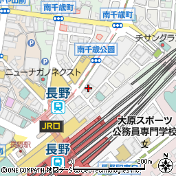 ＴＢＣ長野駅前店周辺の地図