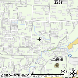 長野県長野市高田698-6周辺の地図