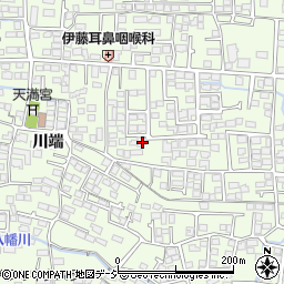 長野県長野市高田川端733周辺の地図