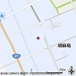 富山県小矢部市胡麻島72周辺の地図