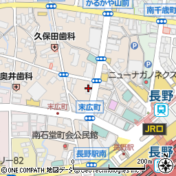 買取ショップグリーン　長野店周辺の地図