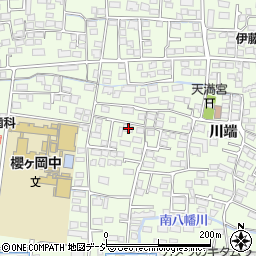 長野県長野市高田川端858周辺の地図