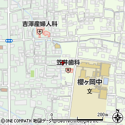 長野県長野市高田895周辺の地図