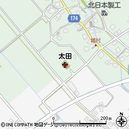 富山市役所保育所　太田保育所周辺の地図