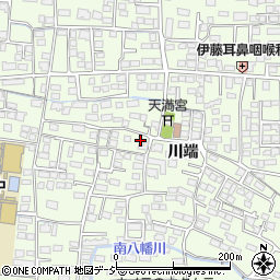 長野県長野市高田川端821周辺の地図