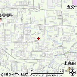 長野県長野市高田713-3周辺の地図