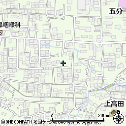 長野県長野市高田川端713周辺の地図