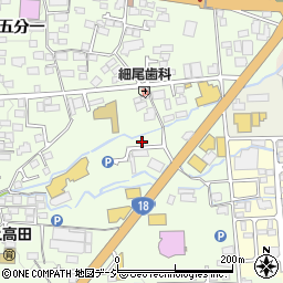 長野県長野市高田1496-5周辺の地図