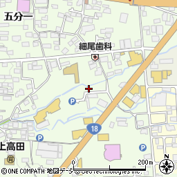 長野県長野市高田1496-22周辺の地図