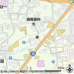 長野県長野市高田1496-15周辺の地図