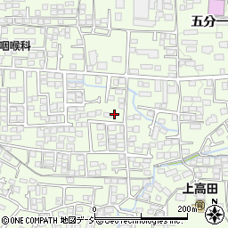 長野県長野市高田川端707-1周辺の地図