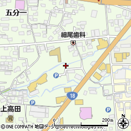 長野県長野市高田1496-23周辺の地図