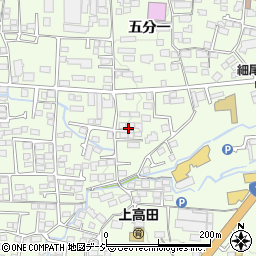 長野県長野市高田553周辺の地図