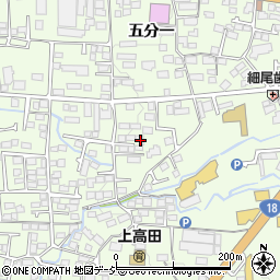 長野県長野市高田553-1周辺の地図