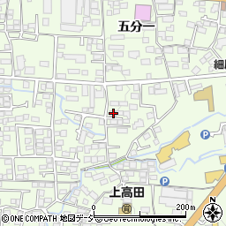 長野県長野市高田553-5周辺の地図